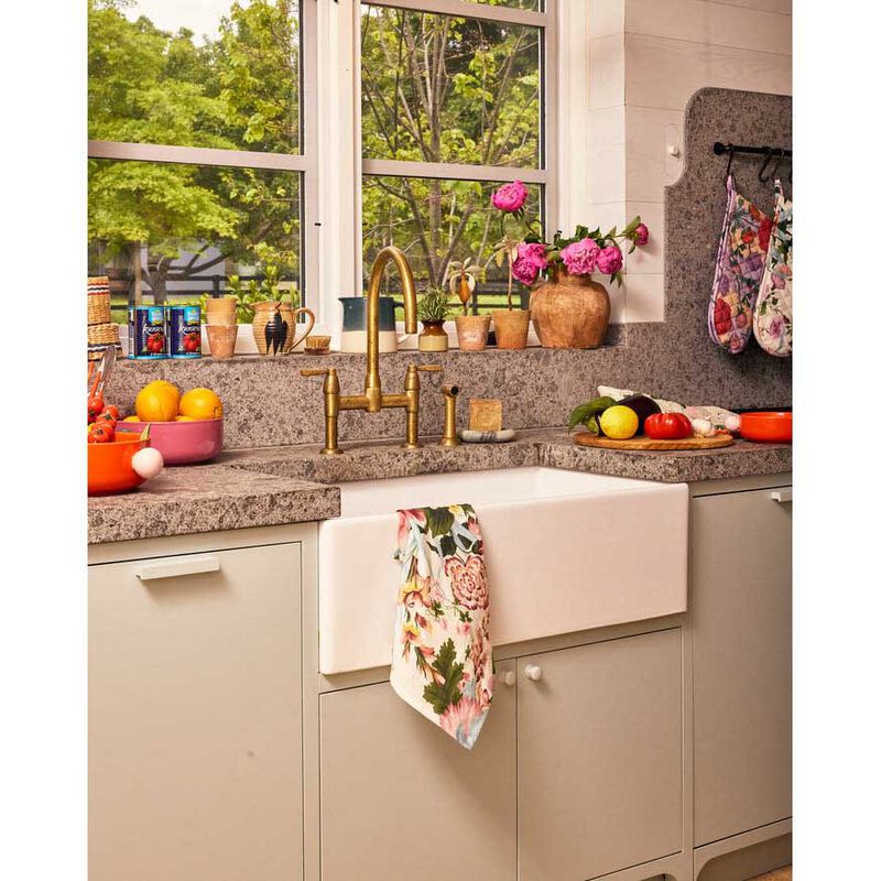 Kip&Co Belle Floral Tea Towel One Size image number 1